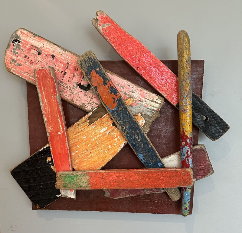 Maine Folk Art 3 — assemblage by Charly Weir, Maine Folk Art series
