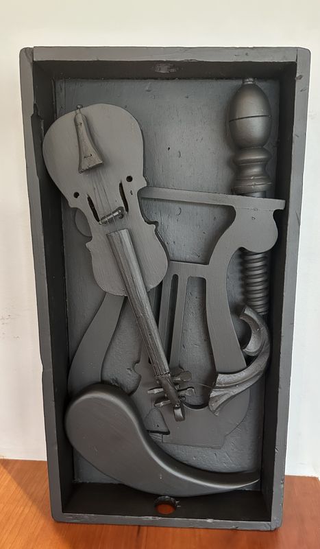 Boxes & Constructions 4 — assemblage by Charly Weir, Boxes & Constructions series