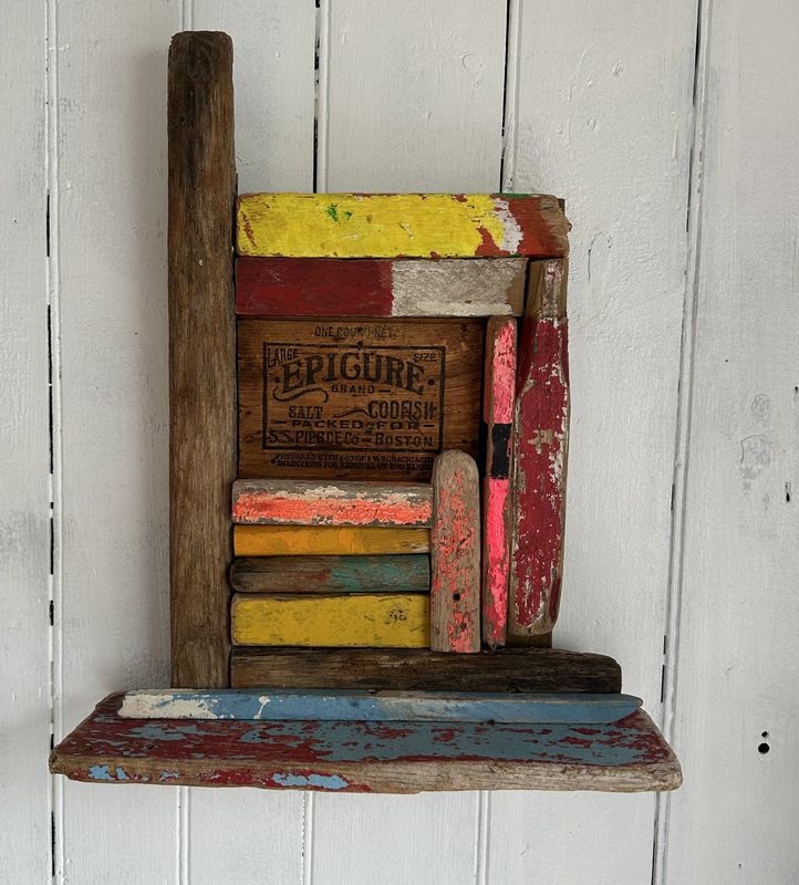 Maine Folk Art 15 — assemblage by Charly Weir, Maine Folk Art series