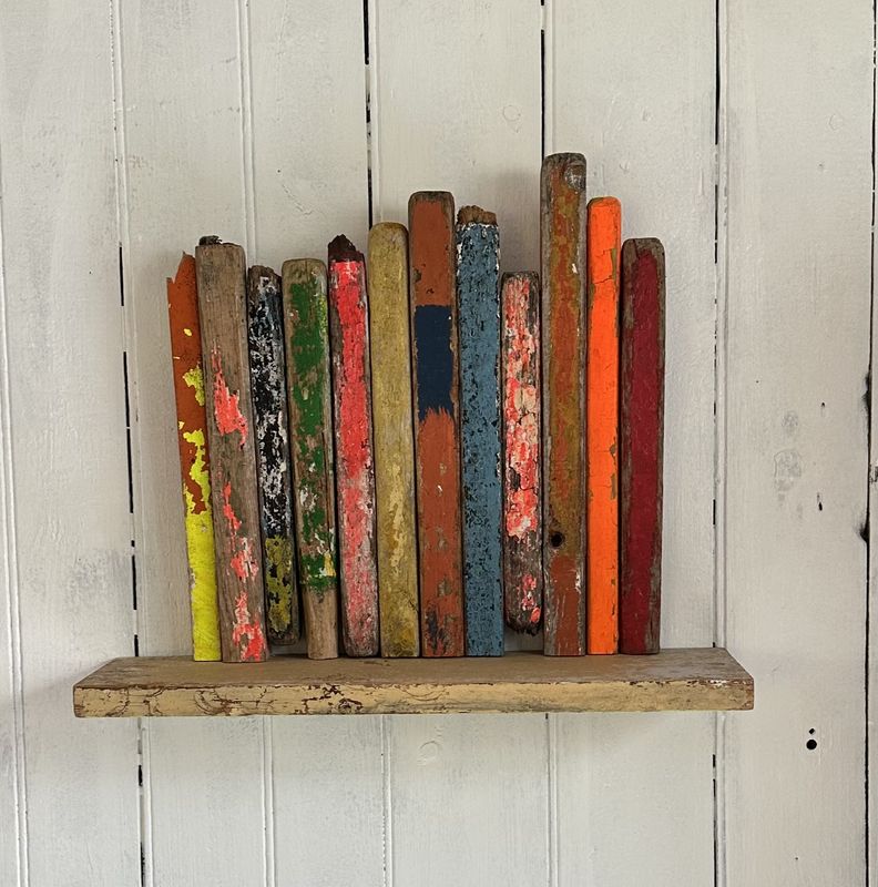 Maine Folk Art 17 — assemblage by Charly Weir, Maine Folk Art series