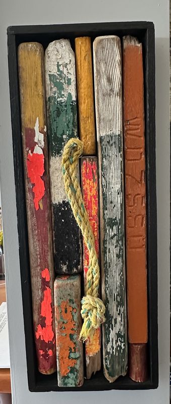 Maine Folk Art 21 — assemblage by Charly Weir, Maine Folk Art series