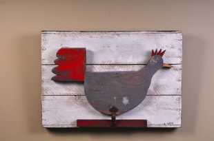 Maine Folk Art 34 — assemblage by Charly Weir, Maine Folk Art series