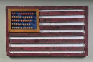 Maine Folk Art 35 — assemblage by Charly Weir, Maine Folk Art series
