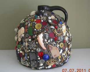 Maine Folk Art 38 — assemblage by Charly Weir, Maine Folk Art series